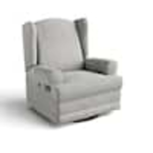Storkcraft Serenity Steel Wingback Upholstered Recline Glider 06510-21S