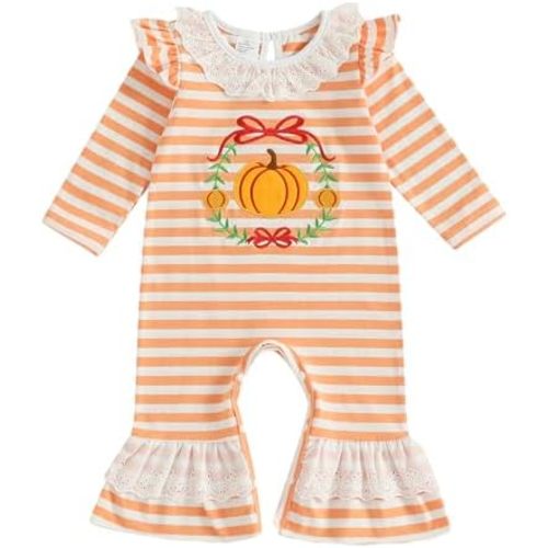 Halloween Newborn Baby Girl Clothes Infant Long Sleeve Romper Jumpsuit Bodysuit Christmas Outfits