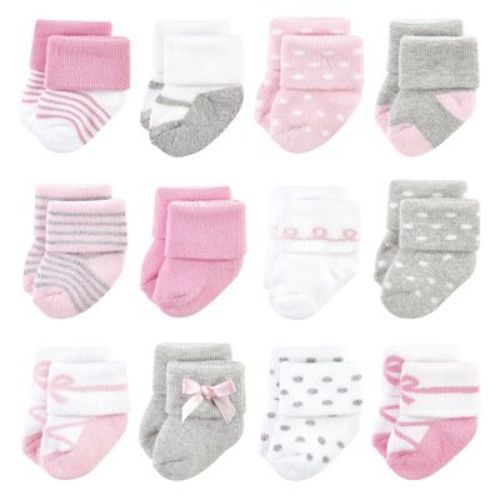 Little Treasure Infant Girl Newborn Socks, Ballerina