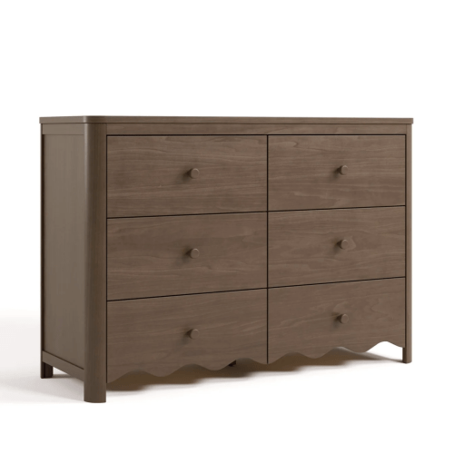 Casablanca® 6 Drawer Dresser | Storkcraft Color: Hazelnut