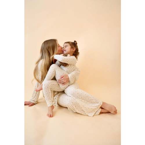 Women's Bamboo PJ Lounge Set (Vintage Floral) – Luli & Sage – Bamboo Pajamas for Moms & Littles