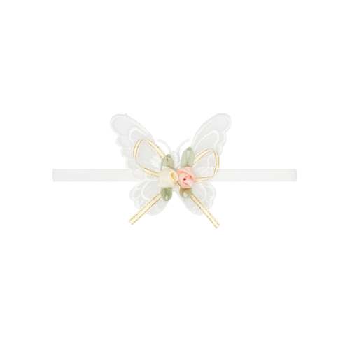 MINI NOVELTY SKINNY: white butterfly