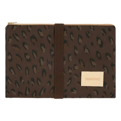 Nobodinoz - Hyde Park Travel Changing Mat - Leopard | Smallable