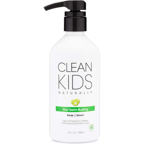Clean Kids Naturally Kiwi Soap, 16 oz