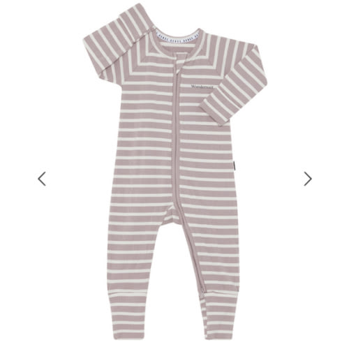 000 Bonds Wide Needle Rib Zippy | Baby Baby Coverall | BWJHA