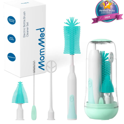 MomMed Electric Bottle Brush Cleaner Set