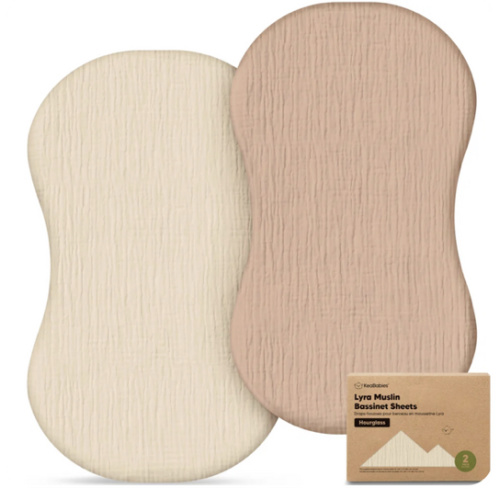 Soothe Fitted Bassinet Sheets For Baby Nursery Cot | KeaBabies
