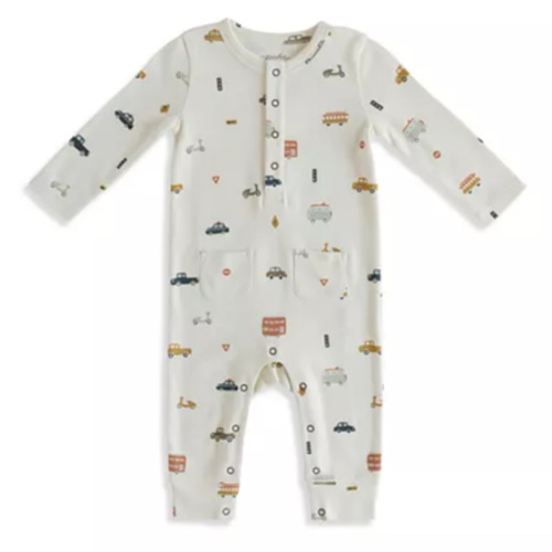 Unisex Rush Hour Patch Pocket Coverall - Baby