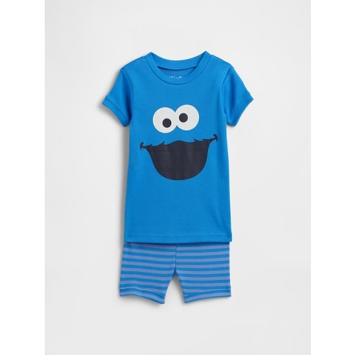 babyGap &#124 Sesame Street Cookie Monster 100% Organic Cotton PJ Set