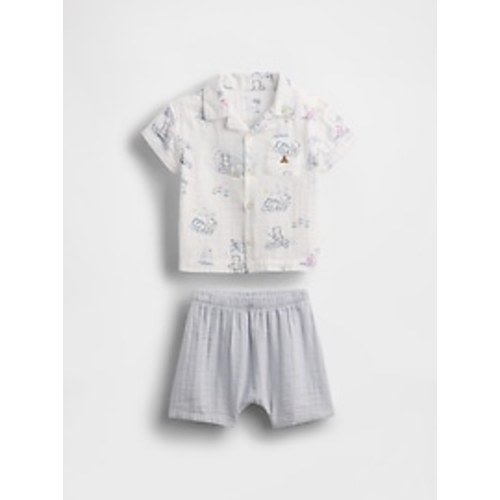 Baby Crinkle Gauze Outfit Set | Gap