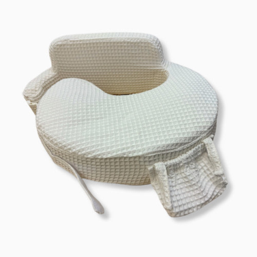 Super Deluxe Nursing Pillow - Waffle White