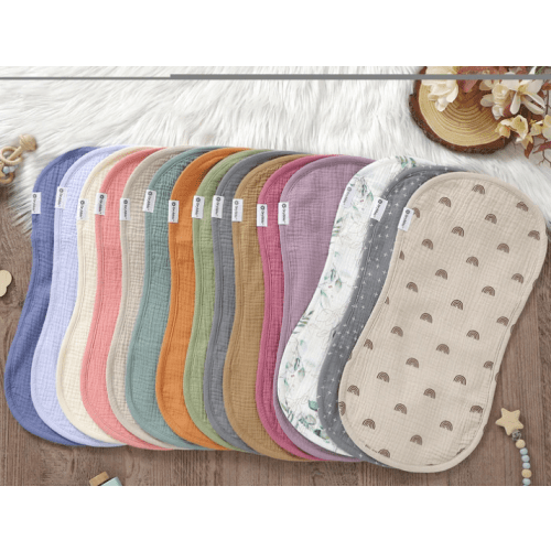 Drybble™ GOTS Organic Cotton Waterproof Burp Cloths