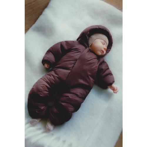 CONVERTIBLE NYLON FOOTIE ROMPER - Eggplant | ZARA United States