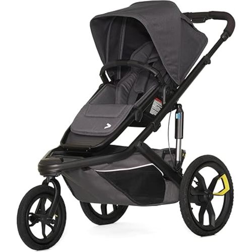 Veer Switch&Jog Jogging Stroller with Neoprene Grips | 3 Wheel All-Terrain Jogger Stroller with Switchback Seat | Shock Absorbing, Durable, Maneuverable, Collapsible