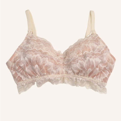 Tulip Lace Organic Cotton Nursing Bralette - Ivory – MORROW+MINT