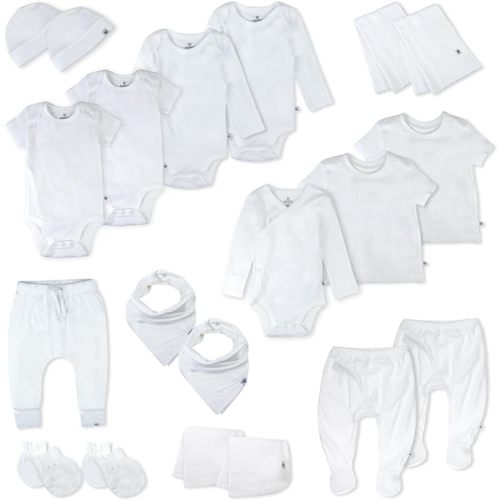 HonestBaby 3-6 mos Baby 100% Organic Cotton Gift Sets, Multipack