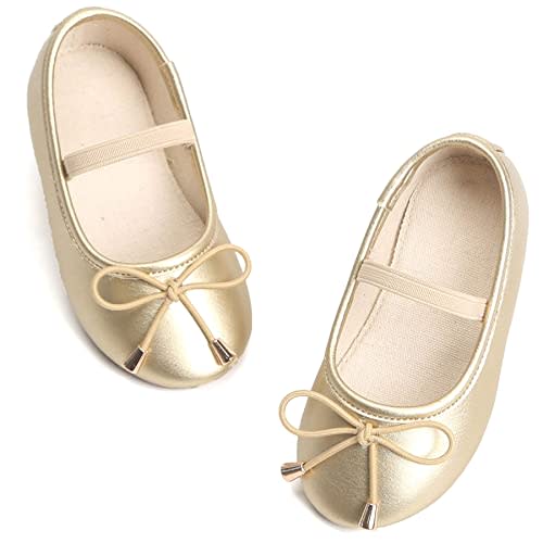 Felix & Flora Toddler Flower Girl Dress Shoes - Baby Girl Ballet Mary Jane Flats for Party School Wedding