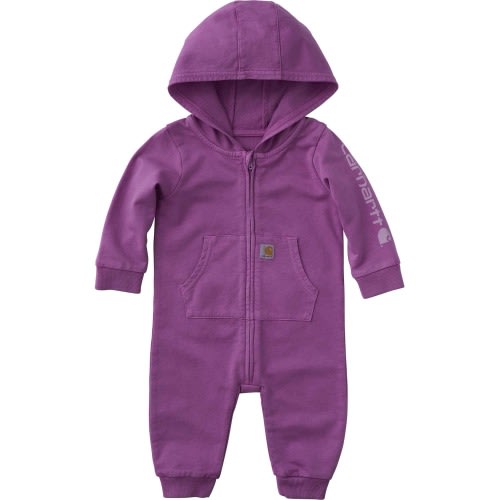 Boys' Long Sleeve Re-Engineered Garment Dye Hooded Coverall  (Baby)