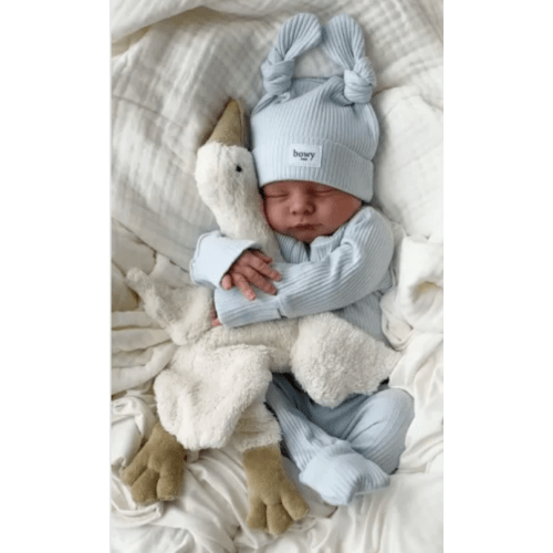 Large Senger Naturwelt Organic Cuddly Goose in White