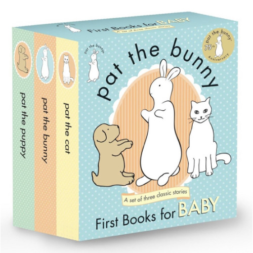 Pat the Bunny: First Books for Baby Boxed Set: Pat the Bunny; Pat the Puppy; Pat the Cat (3-Book Boxed Set) (Touch-and-Feel)