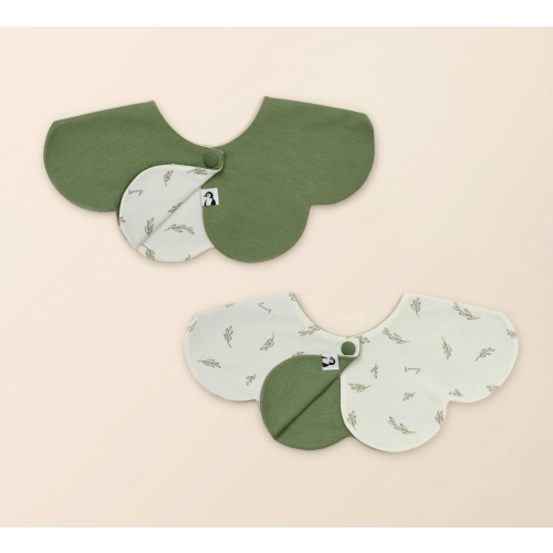 Konny Bib Reversible - Forest Leaf