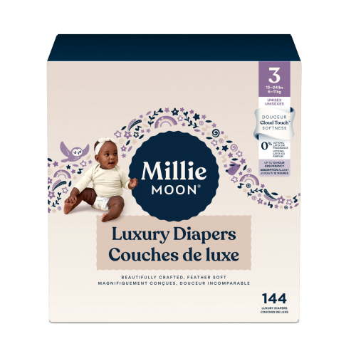 Millie Moon Luxury Diapers, Size 3, 144 Count - Walmart.ca