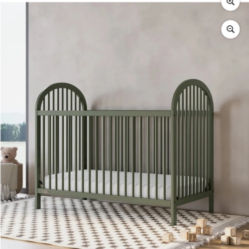 Graco Olivia 3-in-1 Convertible Baby Crib, Olive