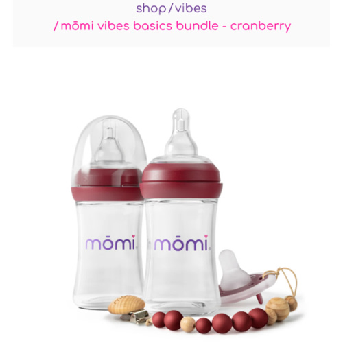 mōmi vibes basics bundle - cranberry