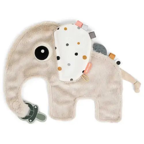 Done by deer Cozy Friend Elphee baby toy Beige | Kidinn