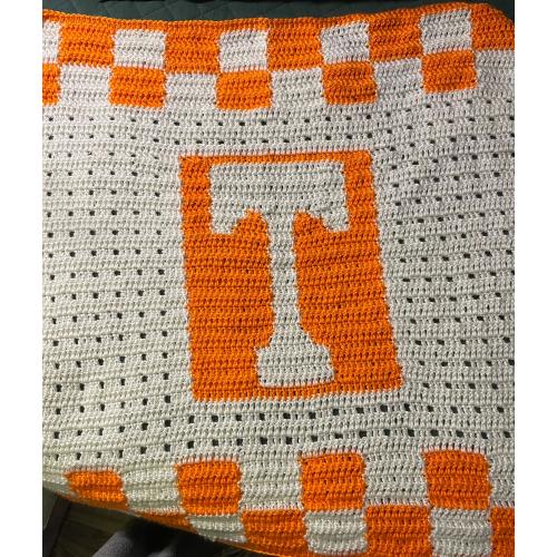 Crocheted Tennessee Baby Blanket
