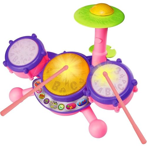 VTech KidiBeats Drum Set, Pink