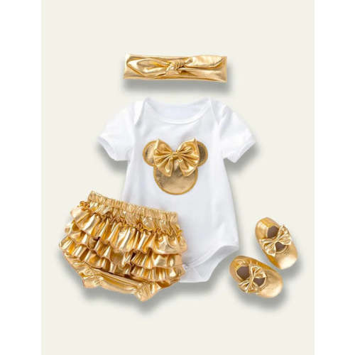 Cute Golden Romper