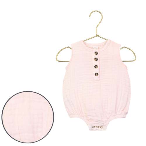 Cloud Muslin™ Bubble Romper - Blush