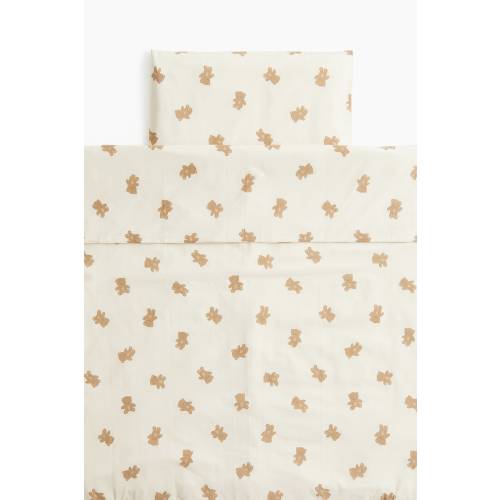 COTTON CRIB DUVET COVER SET