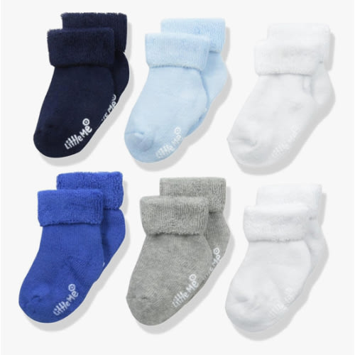 Little Me baby-boys Baby Boys' 6 Pack SocksBaby Boy Socks