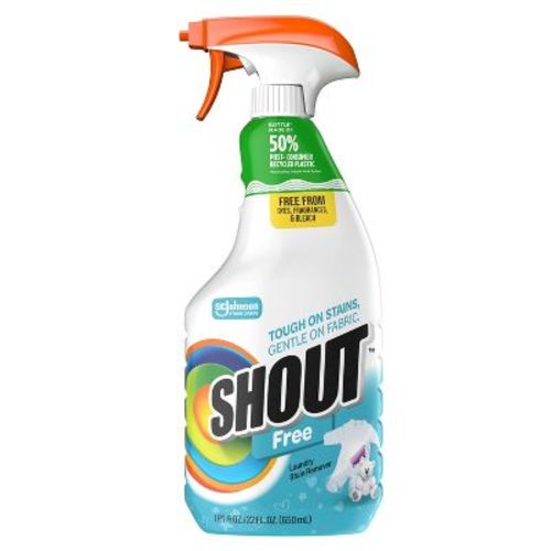 Shout Fragrance and Dye Free Liquid Stain Remover Spray - 22 fl oz