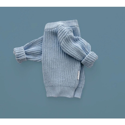 Chunky Knit Sweater | Blue