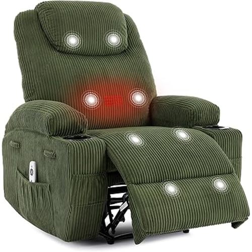 Comfort Recliner Chair for Living Room,Stylish & Durable Modern Lounge Seating,Ergonomic Back Support Easy Assembly,Perfect for Living Room, Bedroom, or Nursery,Green