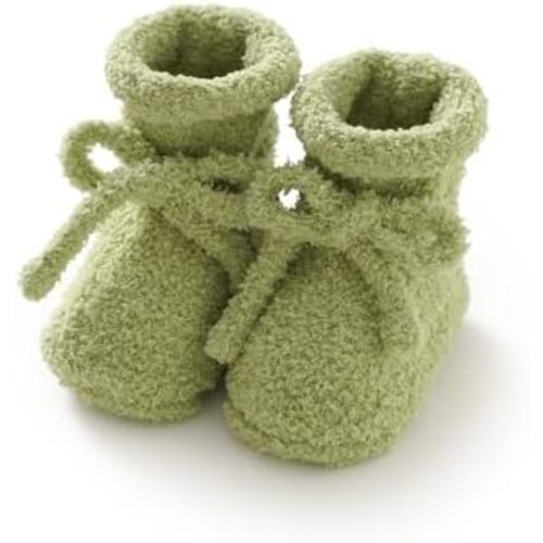 LAWKUL Cotton Baby Booties Newborn Fleece Shoes Sock