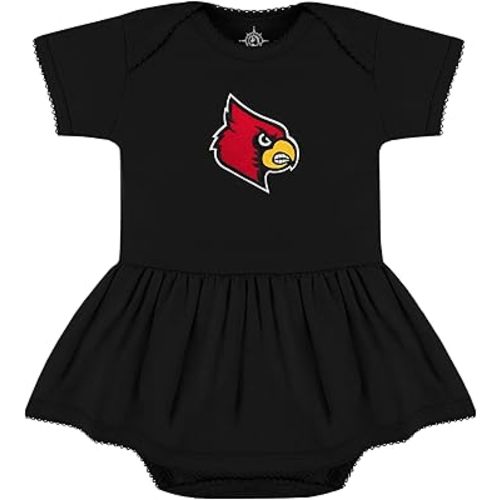 Creative Knitwear College Baby Picot Bodysuit Dress - Team Logo, Multiple Colors, for Baby Girls (0-24 Months)