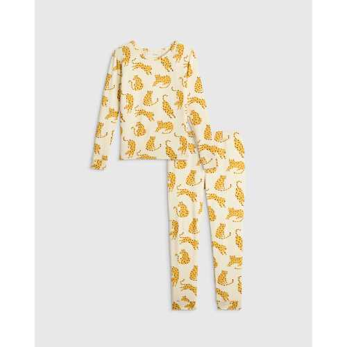 Bamboo Long Sleeve and Pant Pajama Set - Toddler in Jungle Cats