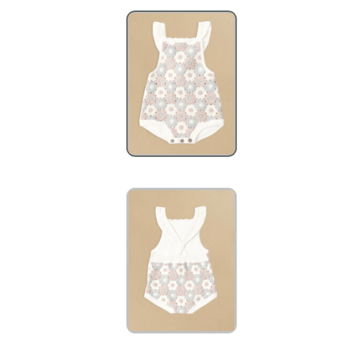 Lili Crochet Floral Bubble by Rylee + Cru