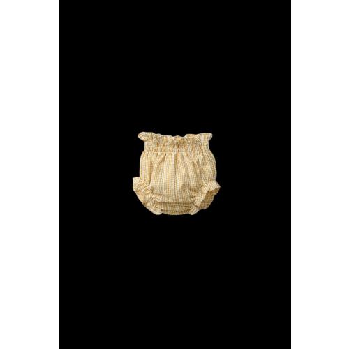 GINGHAM PRINT UNDERWEAR - Yellow | ZARA United States