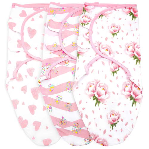 Baby Swaddles for Newborns - 3 Pack Baby Swaddles for 3-6 Months - Baby Swaddle Sleep Sack
