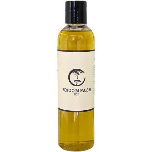 All Natural Encompass Oil, Body Oil, Hair Oil, Natural Skin Care, 8 oz (Plastic Bottle)