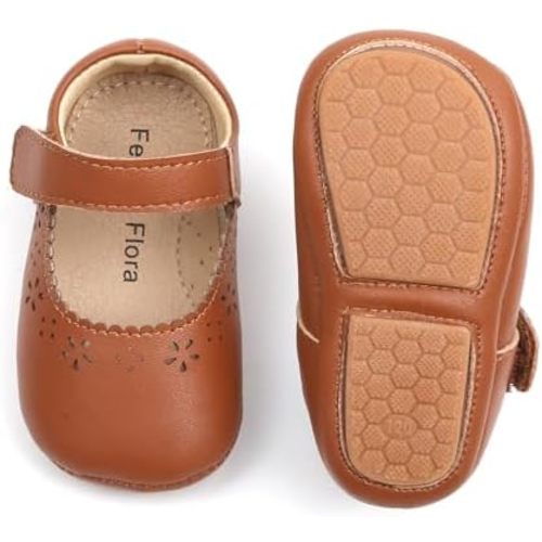 Felix & Flora Soft Sole Baby Shoes - Infant Baby Walking Shoes Moccasinss Rubber Sole Crib Shoes