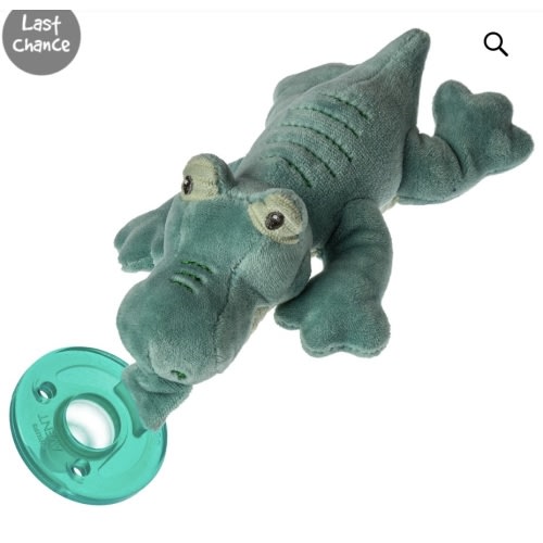 Afrique Alligator WubbaNub Pacifier - 6" - Mary Meyer Stuffed Toys