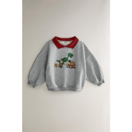PLUSH SWEATSHIRT TOY STORY © DISNEY/PIXAR - Gray marl | ZARA United States
