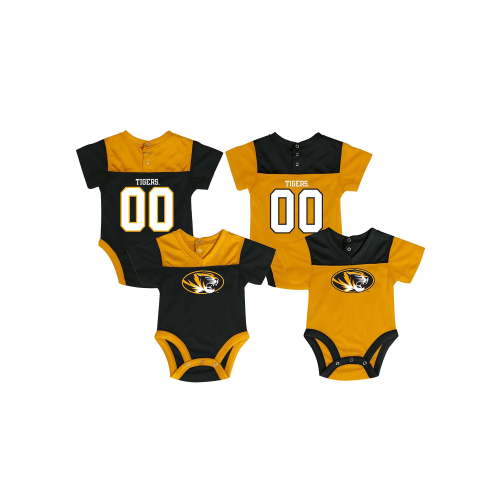 NCAA MISSOURI Infant Tm1&2 Color Blend SS ONS 2Pk Boys
