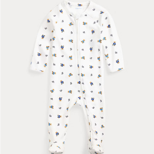 Polo Bear Cotton Interlock Coverall